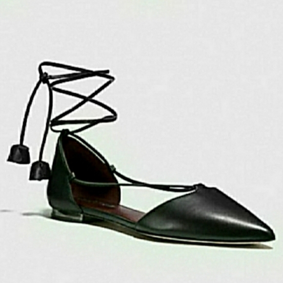 Coach Shoes - Coach Johnson Shine Calf Leather Pointed F…